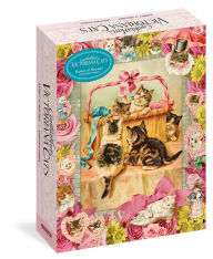 Title: Cynthia Hart's Victoriana Cats: Basket of Mischief 1,000-Piece Puzzle