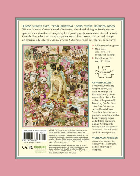 Cynthia Hart's Victoriana Dogs: Fido and Friends 1,000-Piece Puzzle