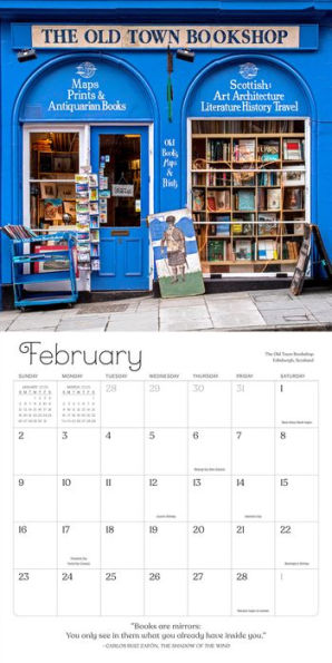 2025 Calendar for Book Lovers Wall Calendar