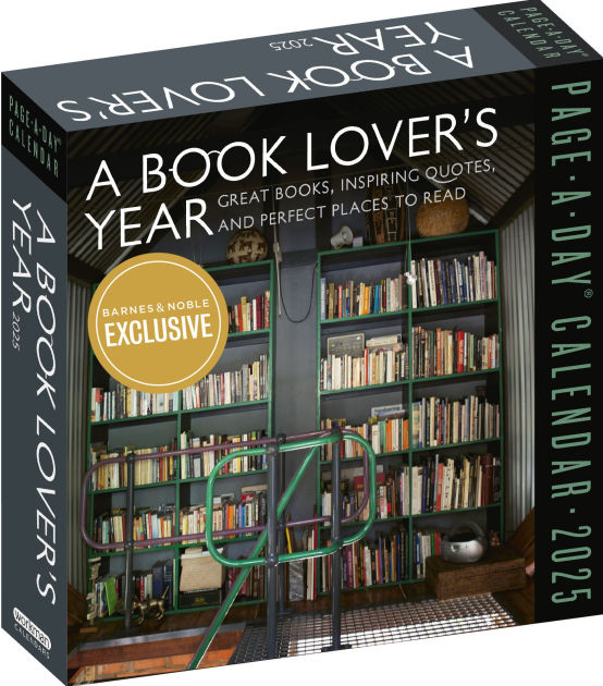 2025 Book Lover's Year PageADay Calendar (B&N Exclusive) by Workman