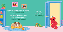 Alternative view 5 of Indestructibles: Sesame Street: Bilingual English/Spanish Elmo dice: Sorpresa! / Elmo Says Surprise!: Resiste mordidas, No se rompe, No es toxico, 100% lavable