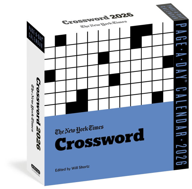 2026 New York Times Crossword Page-A-Day Calendar by Will