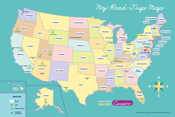 Brain Quest Learn to Write Cursive