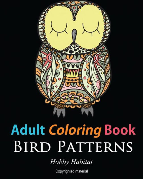 Adult Coloring Books: Animals by Hobby Habitat Books, Paperback