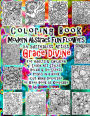 Coloring Book Modern Abstract Fun Flowers by surrealist Artist Grace Divine For Adults & Children Learn Art Styles Relax & De-Stress Prints in a Book Cut Hang Decorate or Keep Book as Keepsake by Grace Divine