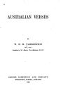 Australian Verses