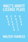 Walt's Vanity License Plate: Word Search Puzzle Book