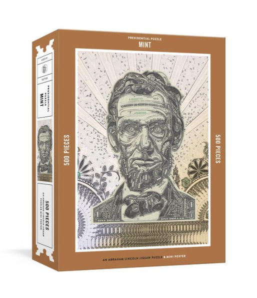 Presidential Puzzlemint 500-Piece Puzzle: An Abraham Lincoln Jigsaw Puzzle & Mini-Poster : Jigsaw Puzzles for Adults