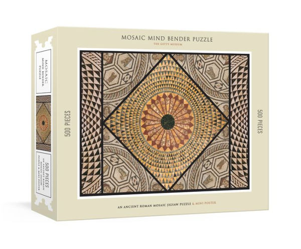 Mosaic Mind Bender 500-Piece Puzzle: An Ancient Roman Mosaic Jigsaw Puzzle & Mini-Poster : Jigsaw Puzzles for Adults