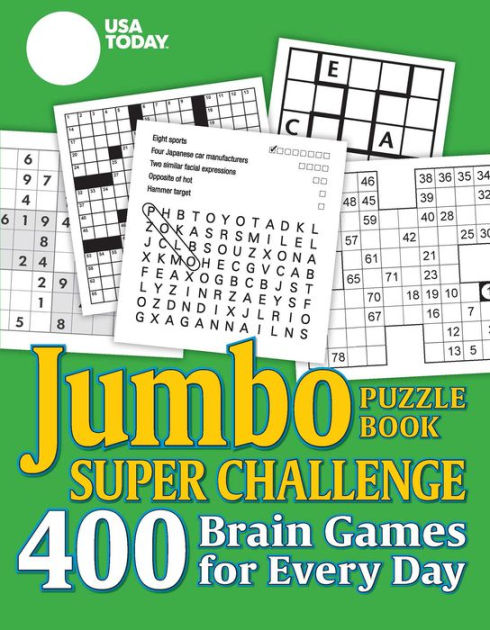 USA TODAY Jumbo Puzzle Book: 400 Brain Games for Every Day (USA Today  Puzzles) (Volume 8)