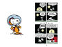 Alternative view 4 of Snoopy: First Beagle in Space (A Peanuts Collection)