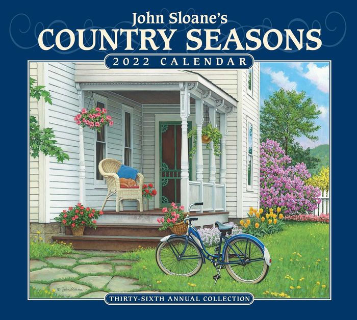 John Sloane's Country Seasons 2022 Deluxe Wall Calendar by John Sloane