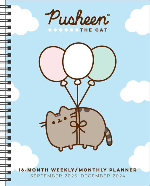 Pusheen 16-Month 2023-2024 Weekly/Monthly Planner Calendar by Belton,  Claire Barnes  Noble®