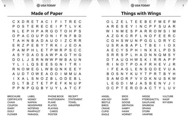 USA TODAY Large-Print Word Search: 350 Seriously Fun Puzzles