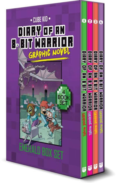 Diary of an 8-Bit Warrior Graphic Novel Emerald Box Set by