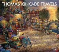 Title: 2025 Thomas Kinkade Travels Deluxe Wall Calendar