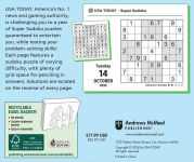 Alternative view 8 of 2025 USA TODAY Super Sudoku Day-to-Day Calendar