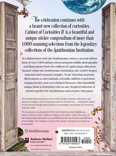 Cabinet of Curiosities II: Over 1,000 Curated Stickers from the Fascinating Collections of the Smithsonian