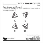 Alternative view 6 of 2026 Daily Brain Games Day-to-Day Calendar