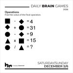 Alternative view 7 of 2026 Daily Brain Games Day-to-Day Calendar