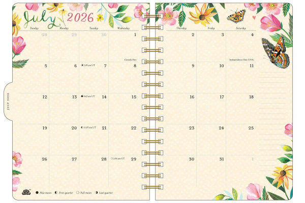 Katie Daisy 2026 Deluxe Weekly Planner: Flowers Always