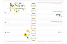 Alternative view 4 of Katie Daisy 2026 Deluxe Weekly Planner: Flowers Always