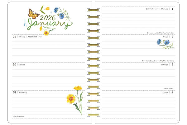 Katie Daisy 2026 Deluxe Weekly Planner: Flowers Always