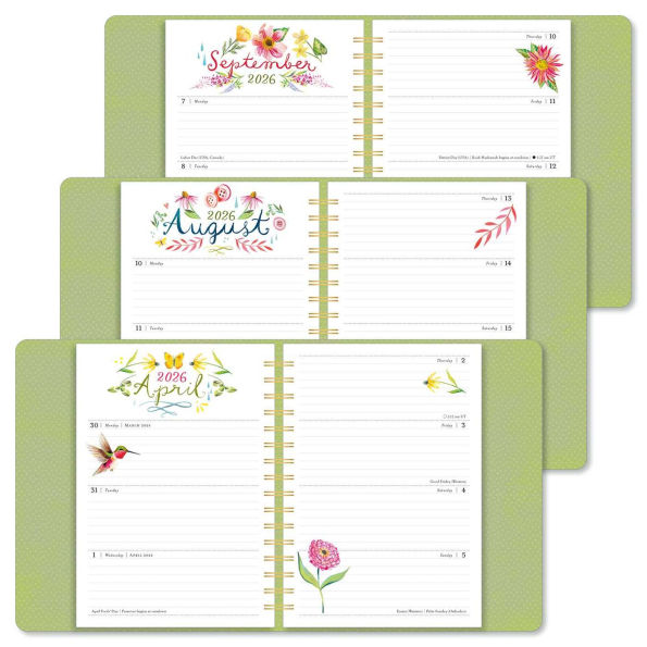 Katie Daisy 2026 Deluxe Weekly Planner: Flowers Always