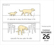 Alternative view 4 of 2026 They Can Talk Comics Day-to-Day Calendar