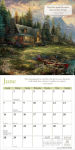 Alternative view 2 of Thomas Kinkade Lightposts for Living 2026 Wall Calendar