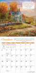 Alternative view 3 of Thomas Kinkade Lightposts for Living 2026 Wall Calendar