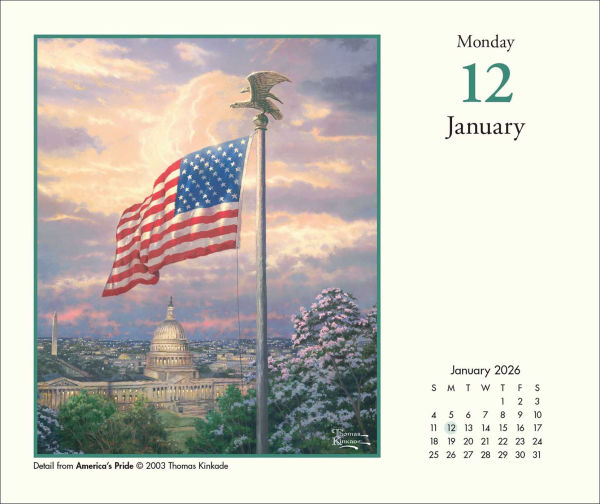 2026 Thomas Kinkade Studios Day-to-Day Calendar