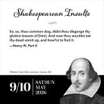 Alternative view 4 of 2026 Shakespearean Insults Day-to-Day Calendar