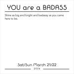 Alternative view 3 of 2026 You Are a Badass Day-to-Day Calendar