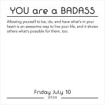 Alternative view 4 of 2026 You Are a Badass Day-to-Day Calendar