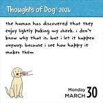 Alternative view 2 of 2026 Thoughts of Dog Day-to-Day Calendar