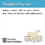 Alternative view 4 of 2026 Thoughts of Dog Day-to-Day Calendar