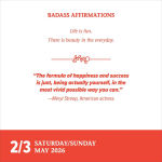 Alternative view 4 of Badass Affirmations 2026 Day-to-Day Calendar: The Wit and Wisdom of Wild Women