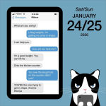 Alternative view 4 of 2026 Texts from Mittens the Cat Day-to-Day Calendar