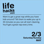 Alternative view 3 of 2026 Life Hacks Day-to-Day Calendar