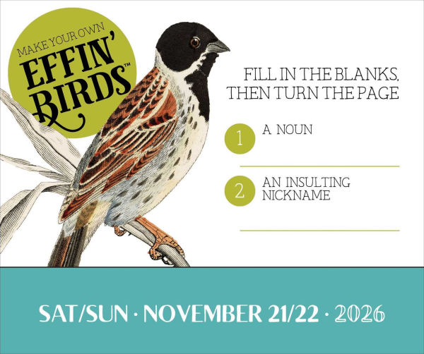 2026 Effin' Birds Day-to-Day Calendar