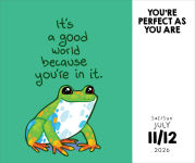 Alternative view 2 of 2026 Take It from a Rainbow T-Rex, You're Perfect as You Are Day-to-Day Calendar