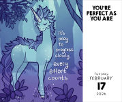 Alternative view 4 of 2026 Take It from a Rainbow T-Rex, You're Perfect as You Are Day-to-Day Calendar