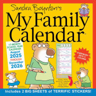 Title: 2025-2026 Sandra Boynton's 17-Month My Family Wall Calendar