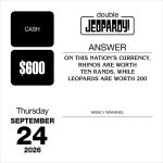 Alternative view 6 of 2026 JEOPARDY! Day-to-Day Calendar