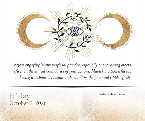 2026 Year of the Witch Day-to-Day Calendar