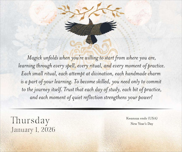 2026 Year of the Witch Day-to-Day Calendar