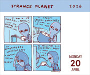 Alternative view 2 of 2026 Strange Planet Day-to-Day Calendar