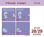 Alternative view 3 of 2026 Strange Planet Day-to-Day Calendar