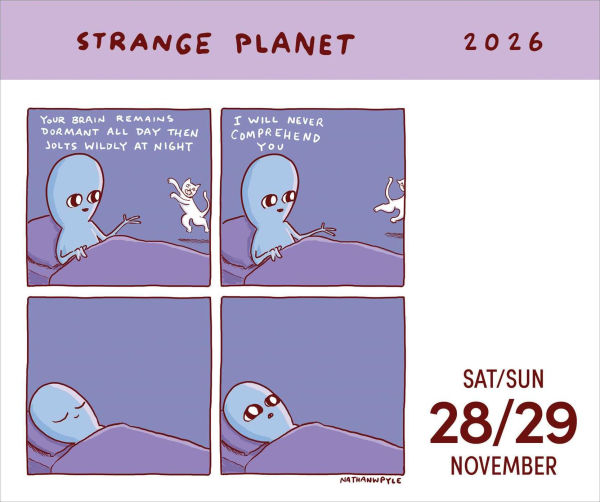 2026 Strange Planet Day-to-Day Calendar
